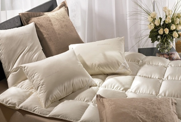 Одеяла и подушки Кауфман, элитные постельные принадлежности, элитное постельное белье